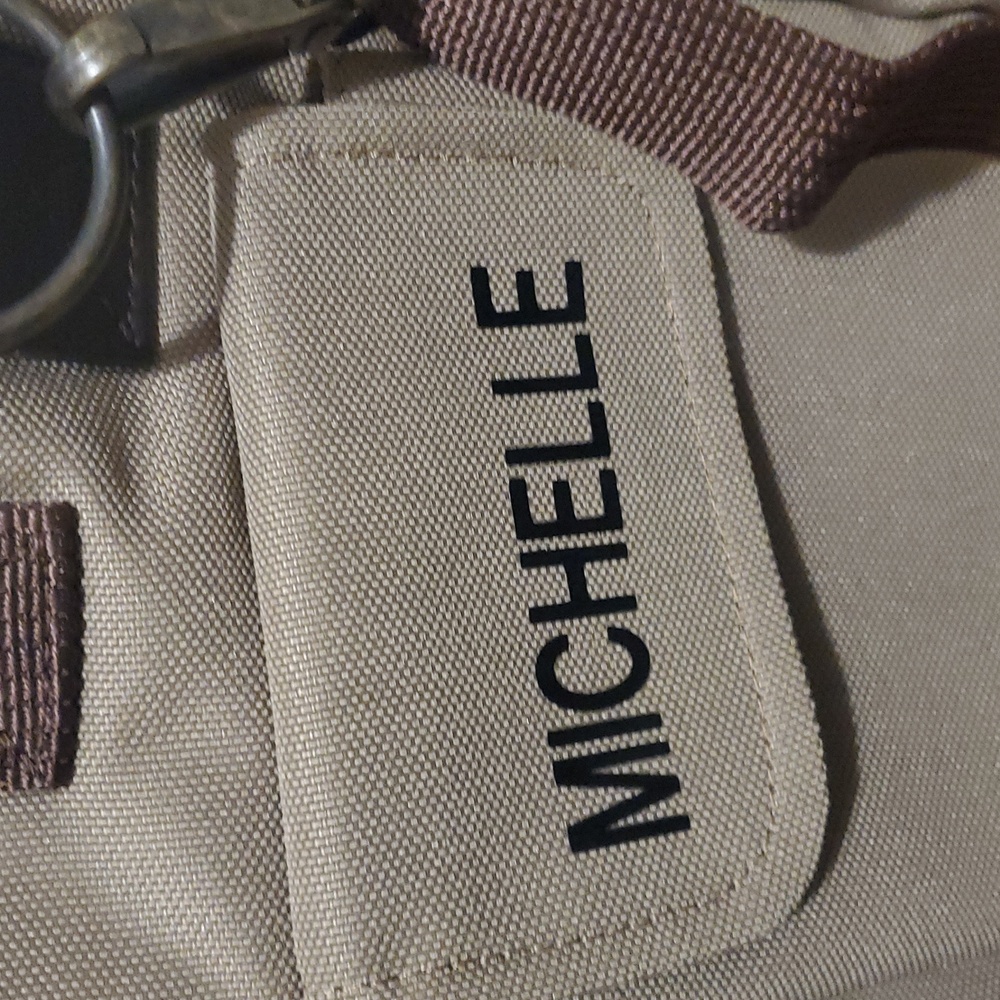The Bradford Exchange USMC Canvas U.S. Marine Corps Messanger Tote Bag- Michelle - Picture 5 of 12
